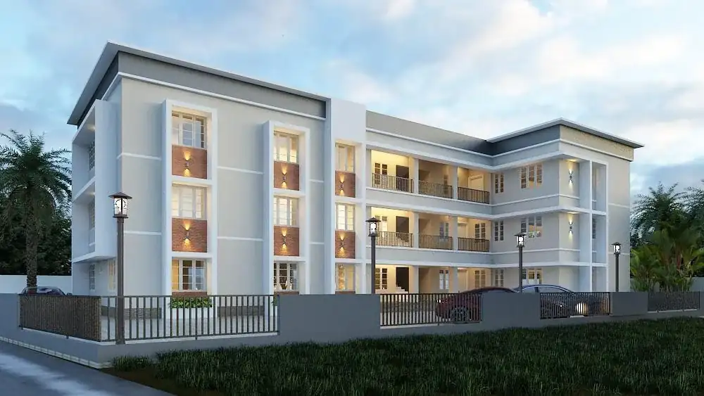 Three-storey apartment building